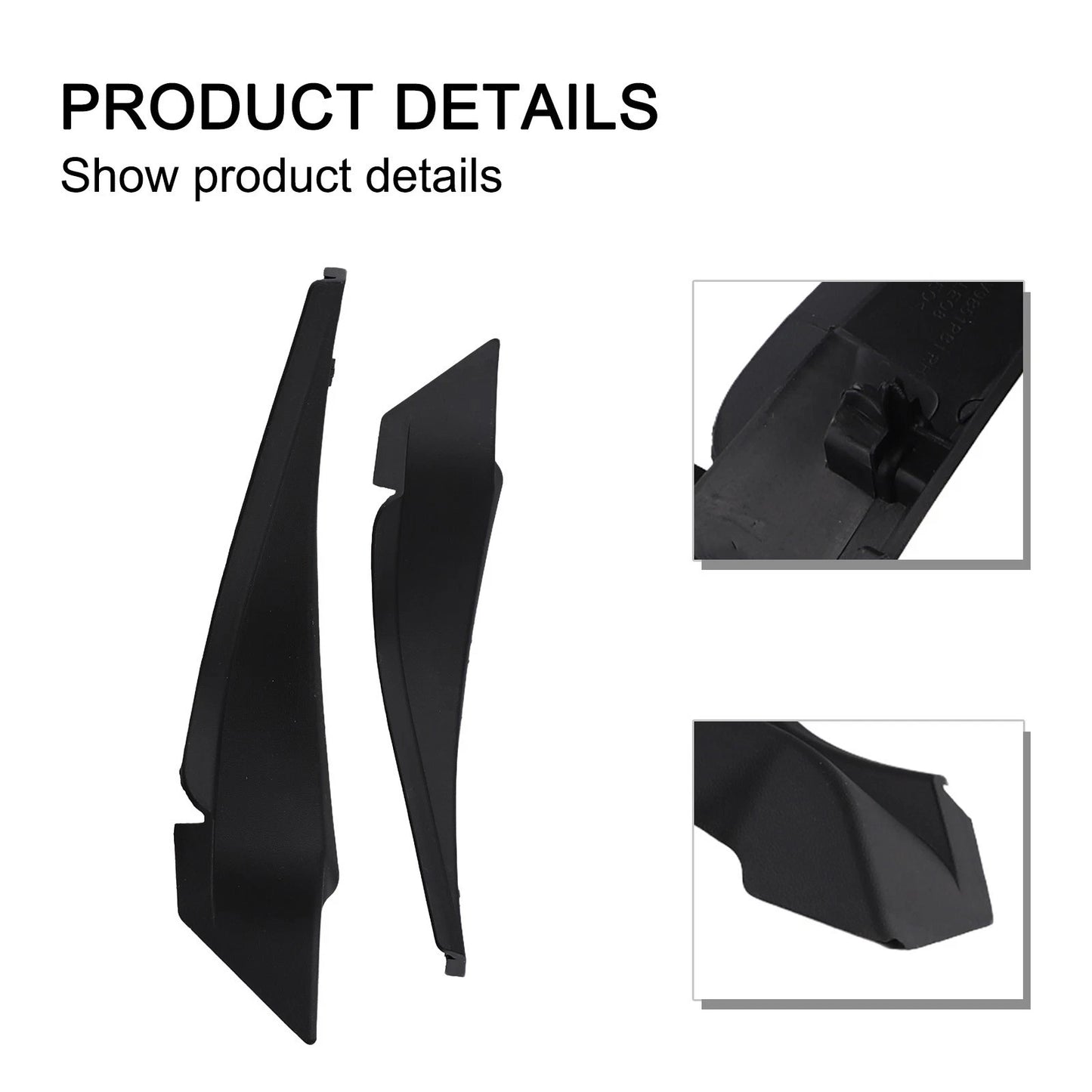 Front Windshield Wrap Corner Trim for Mazda 6 Atenza