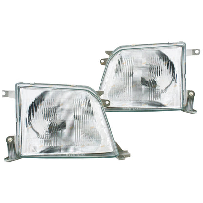 LH+RH HeadLights Pair for Toyota Landcruiser Prado 95 Series (1996–1999)