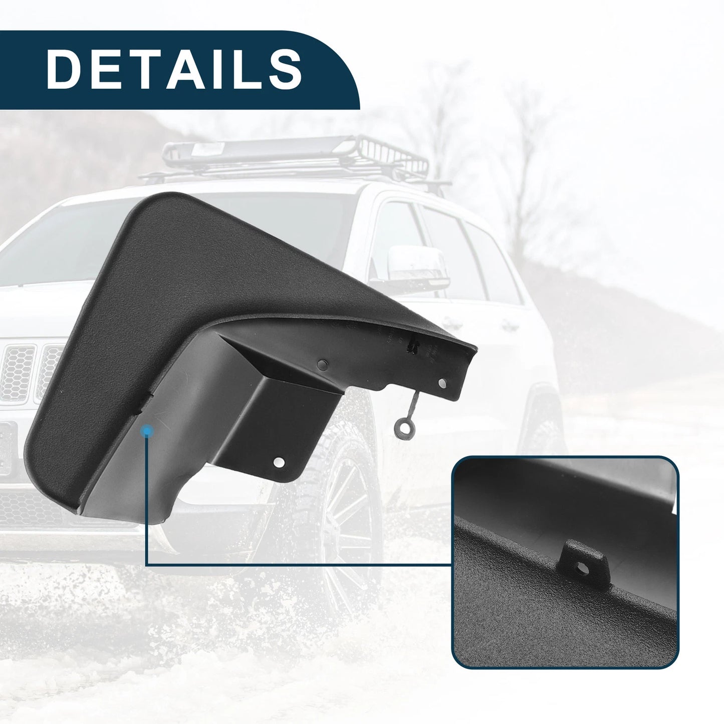 Mud Flap Splash Guard for Jeep Grand Cherokee (2011-2022)