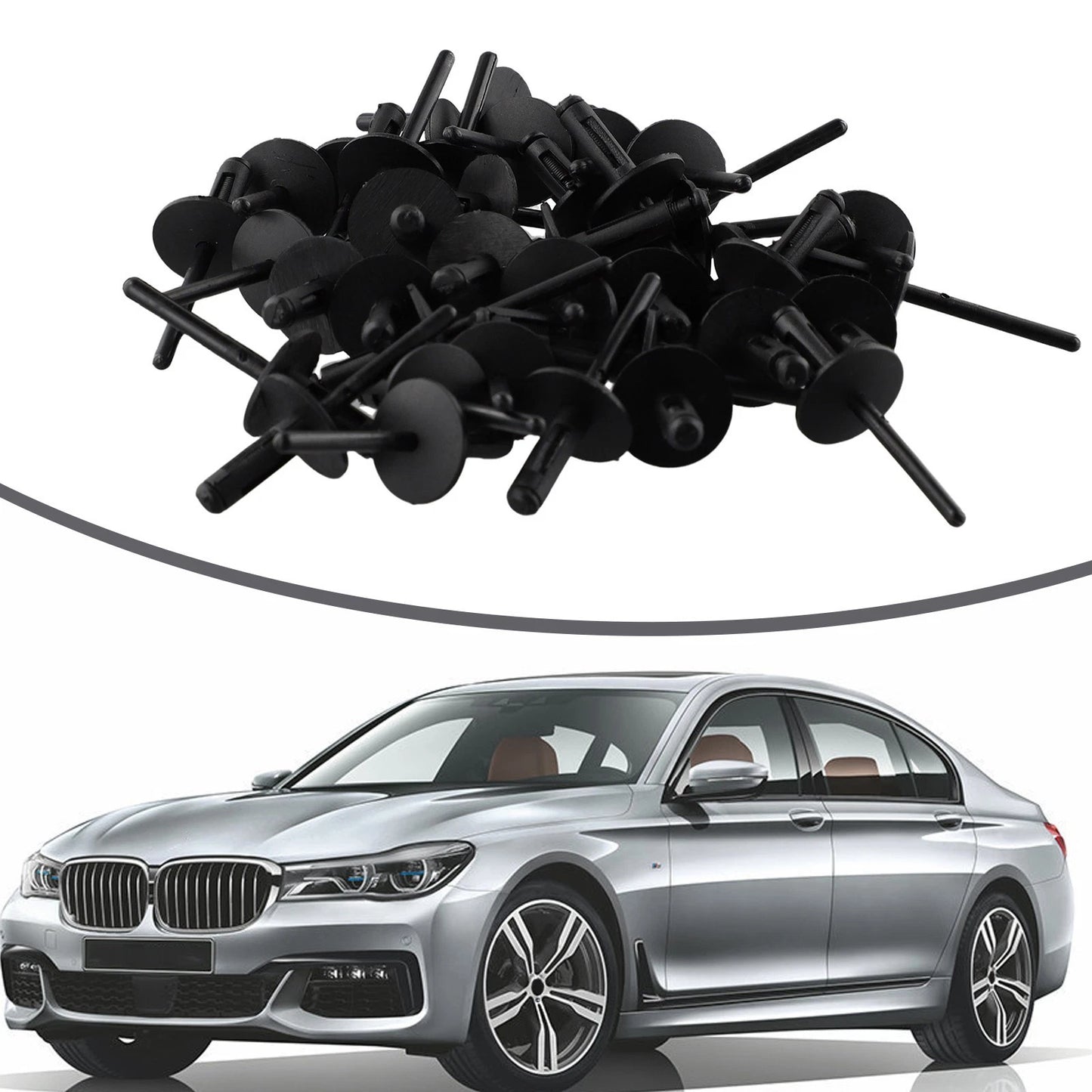 Wheel Rivets 40x for BMW X1 (2009–2015)