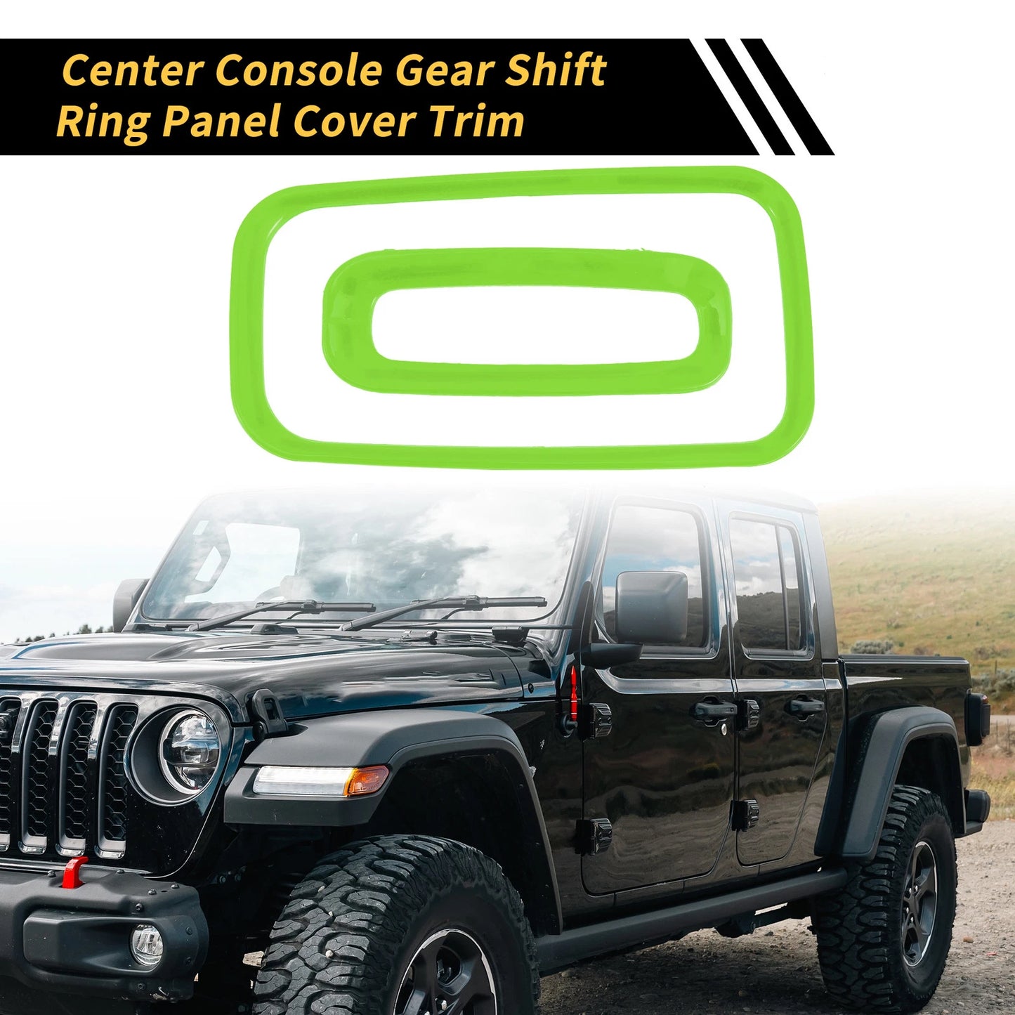 Gear Shift Ring Panel Cover Trim for Jeep Wrangler JK JKU (2007-2018)