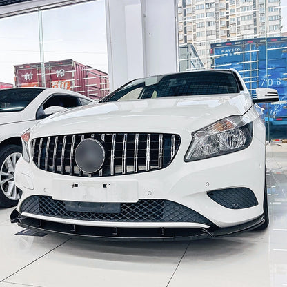 Front Bumper Spoiler Lip Splitter for Benz W176 (2013-2015)