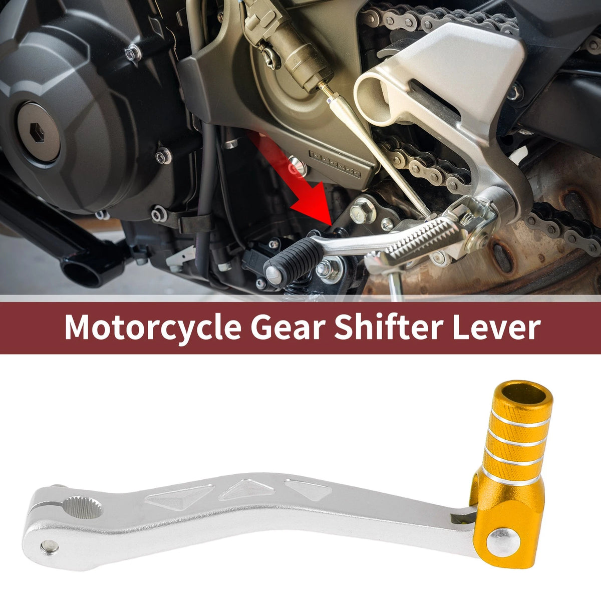 2 x Folding Gear Shifter Levers for Yamaha TTR 50cc