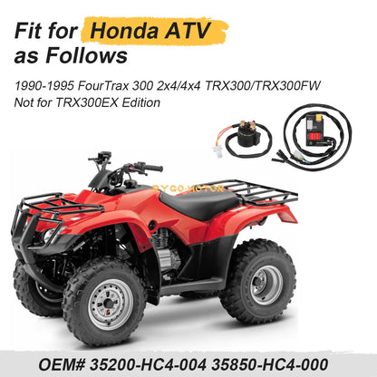 Handlebar & Starter Relay Switch for Honda FourTrax 300 (1990–95)