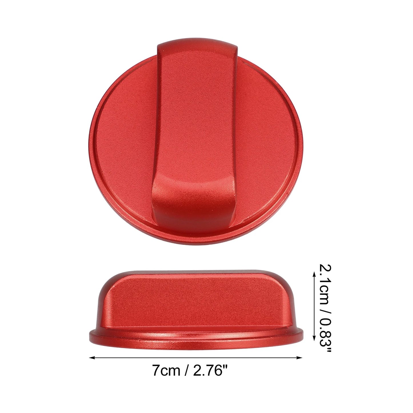 Red Aluminum Alloy Fuel Tank Filler Cover for Honda