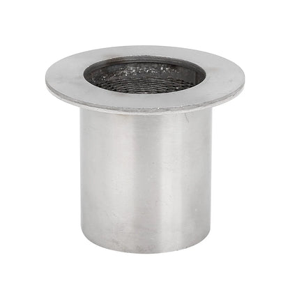42mm Universal Motorcycle Exhaust Pipe Baffle Muffler Silver Tone