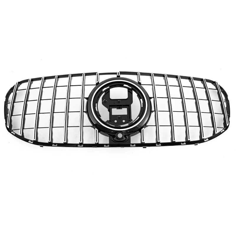 Chrome & Black Front Grille with Camera for Mercedes Benz X167 GLS450 GLS580 (2020-2023)