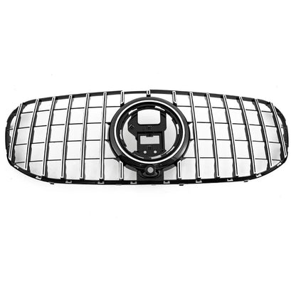 Chrome & Black Front Grille with Camera for Mercedes Benz X167 GLS450 GLS580 (2020-2023)