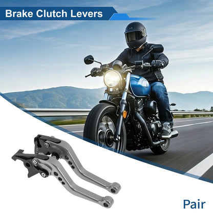 2 x Titanium Tone Brake Clutch Levers for Kawasaki ZX10R (2004–2005)