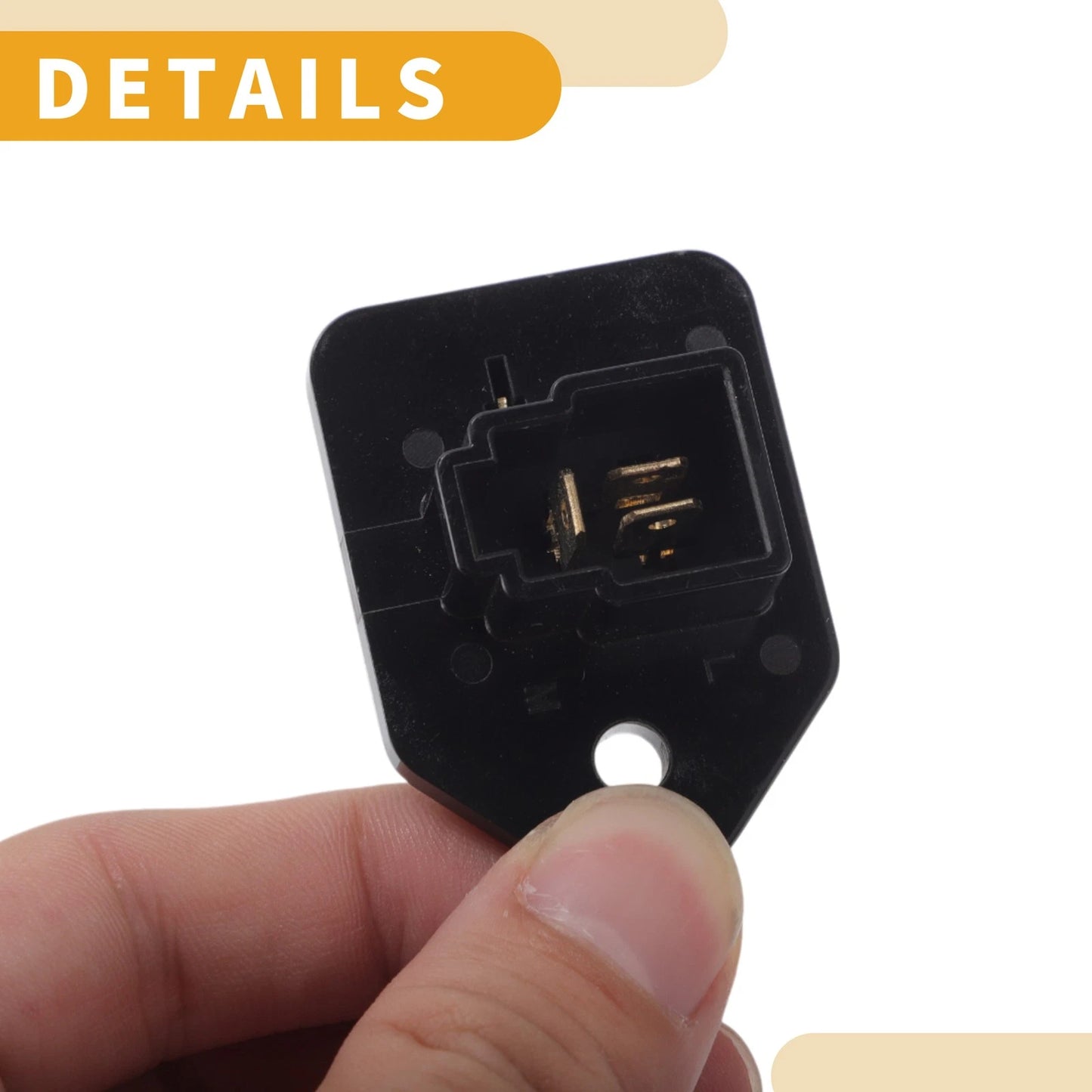 HVAC Blower Motor Resistor Plastic Metal 1 Pc