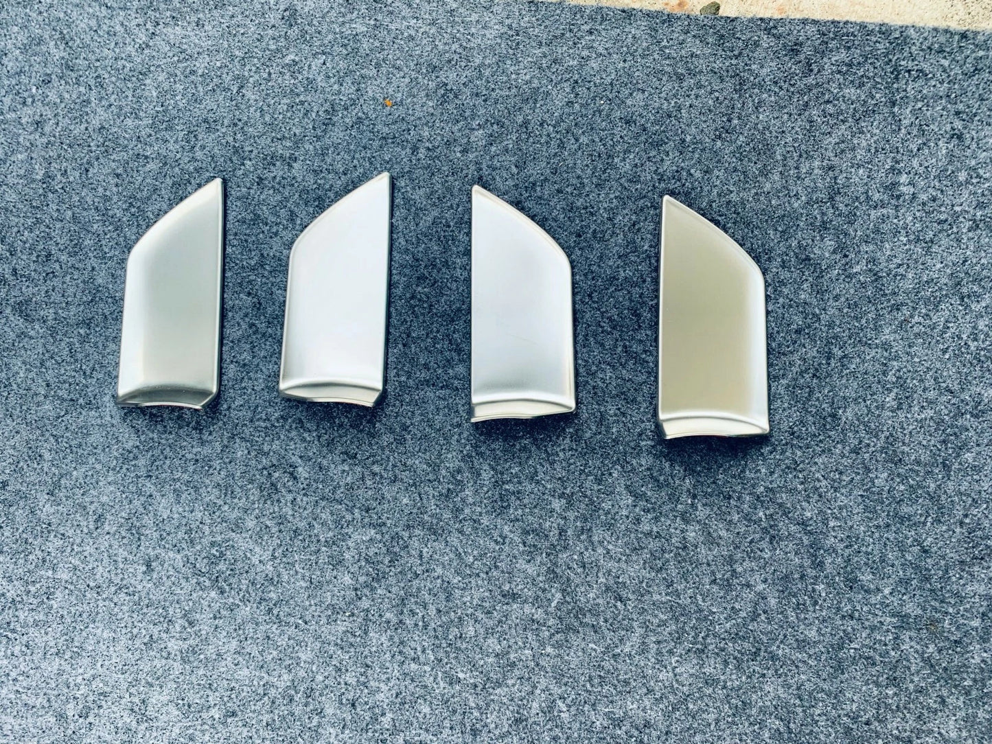 Steel Door Handle Bowl Decor Cover Trim for 2020-2023 Toyota Highlander (2020-2023)
