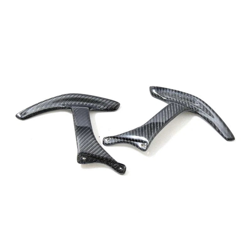 Carbon Fiber Steering Wheel Paddle Shifters For Ferrari 458 Spider Italia 10-15