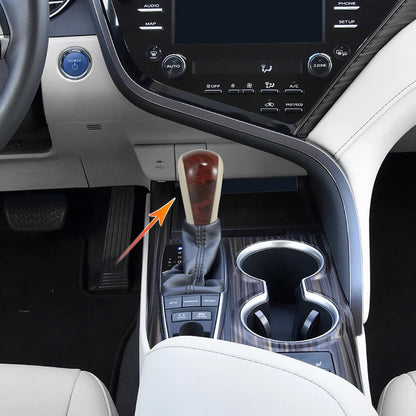 Wood Pattern Gear Shift Knob for Toyota Lexus Beige