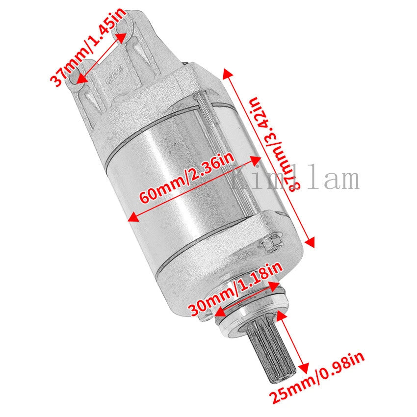 Starter for Ducati Panigale V4, Multistrada V4, Superbike (2018-2023)