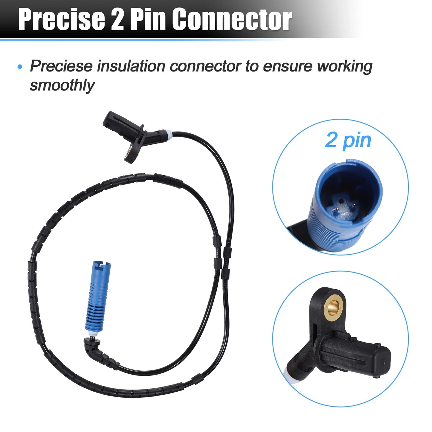 ABS Wheel Speed Sensor for BMW 330Ci (2001-2006) - Rear Left & Right Side
