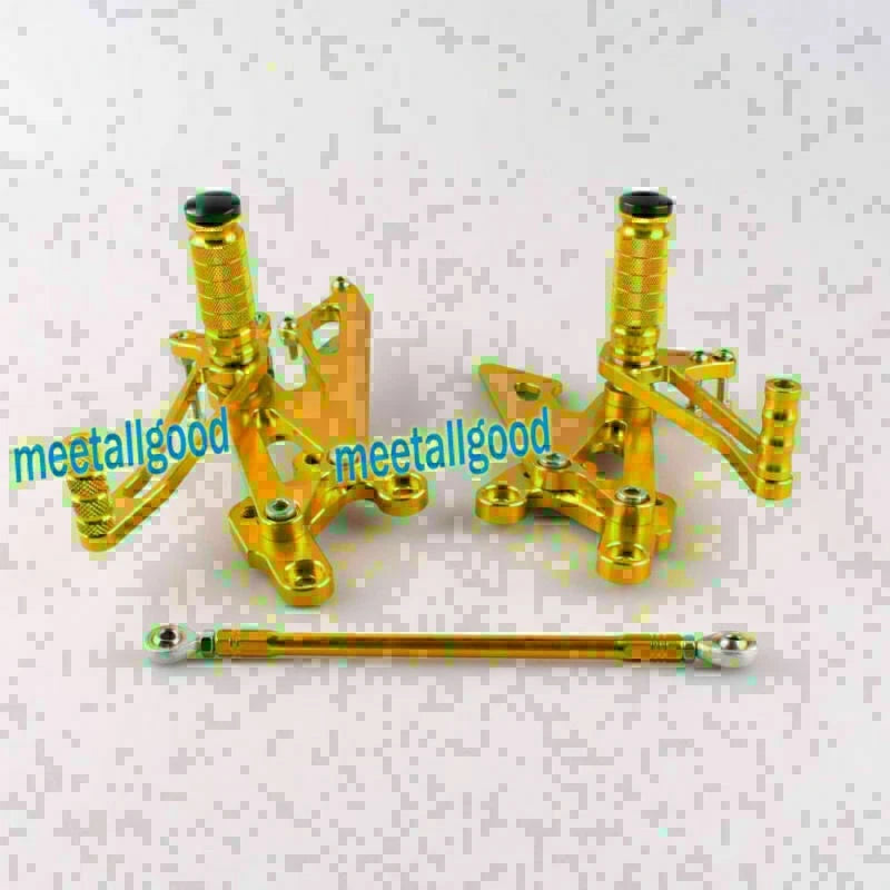 Aluminum Motorcycle Footpegs Rearset for Honda RVF400 (All Years)