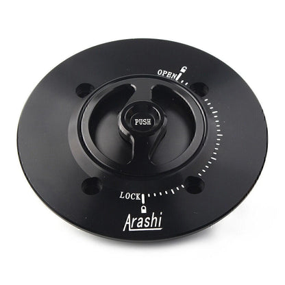 Black Gas Fuel Cap Tank Cover for Kawasaki Ninja 400 (2018-2021)