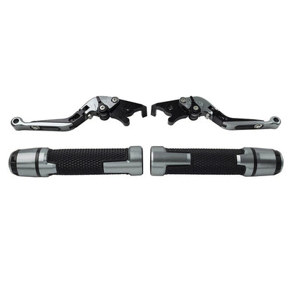 Handlebar Grips & Brake Clutch Levers Set for Kawasaki ZX1400 ZX14R ZZR1400