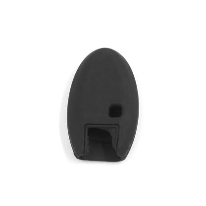 Black Silicone Cover 4 Button Remote Key Fob for Nissan Sentra (2007-2012)