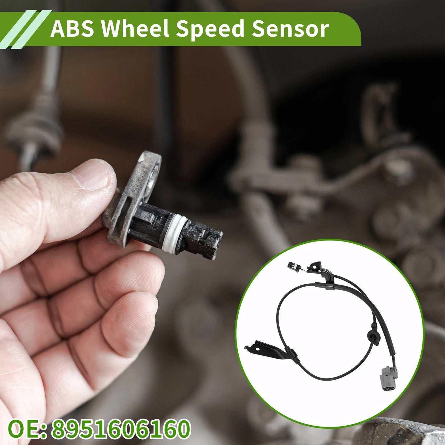 ABS Wheel Speed Sensor for Toyota Camry (2012-2017) - 1 x Rear Left