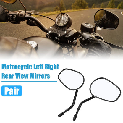 Left Right Rear View Mirrors for Harley Davison Dyna Low Rider