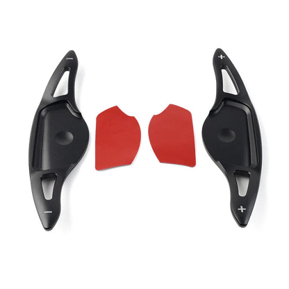 Black Interior Steering Wheel Paddle Shifter Extensions for Hyundai G90