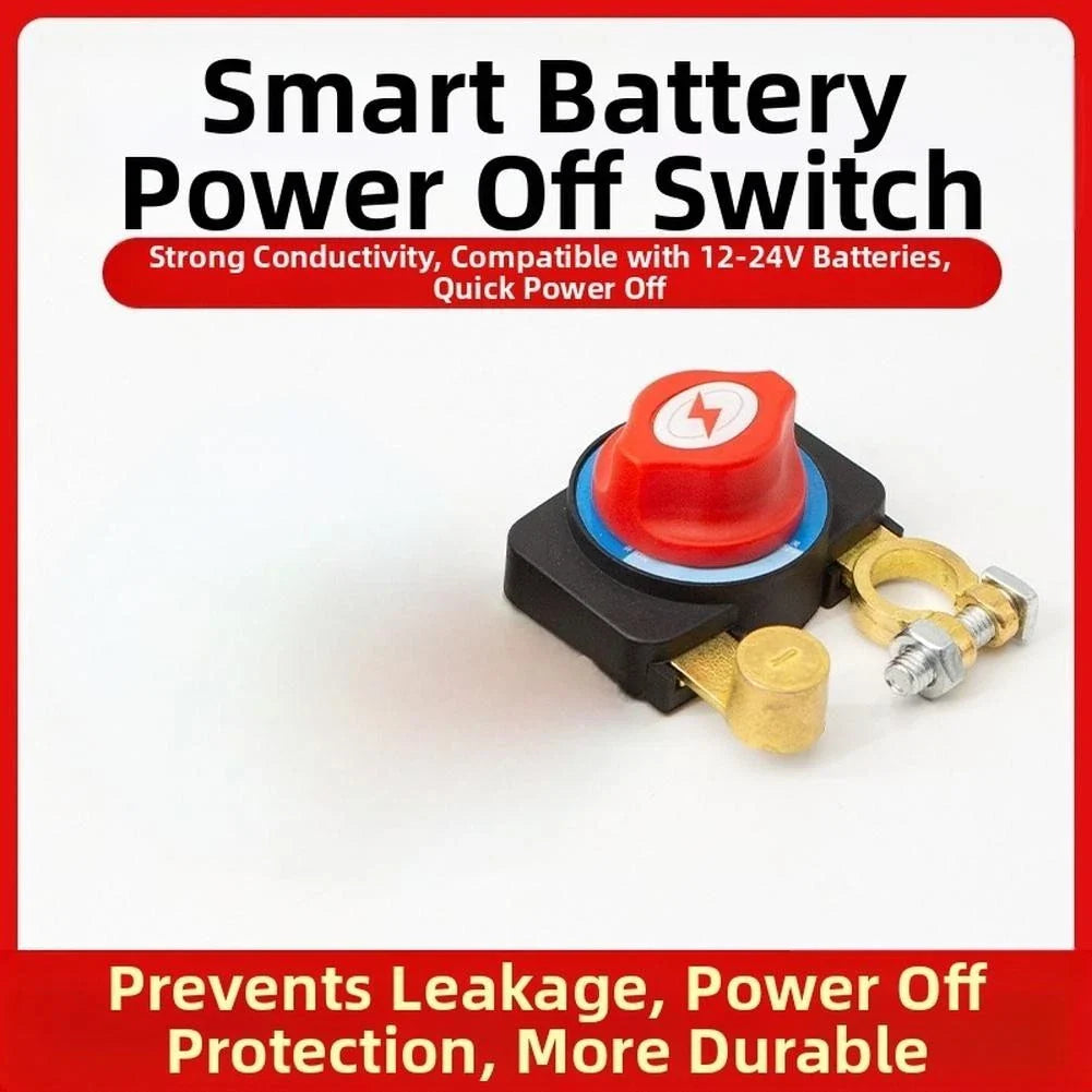 Battery Disconnect Switch Copper 12V/24V for Car/RV/Marine/Boats