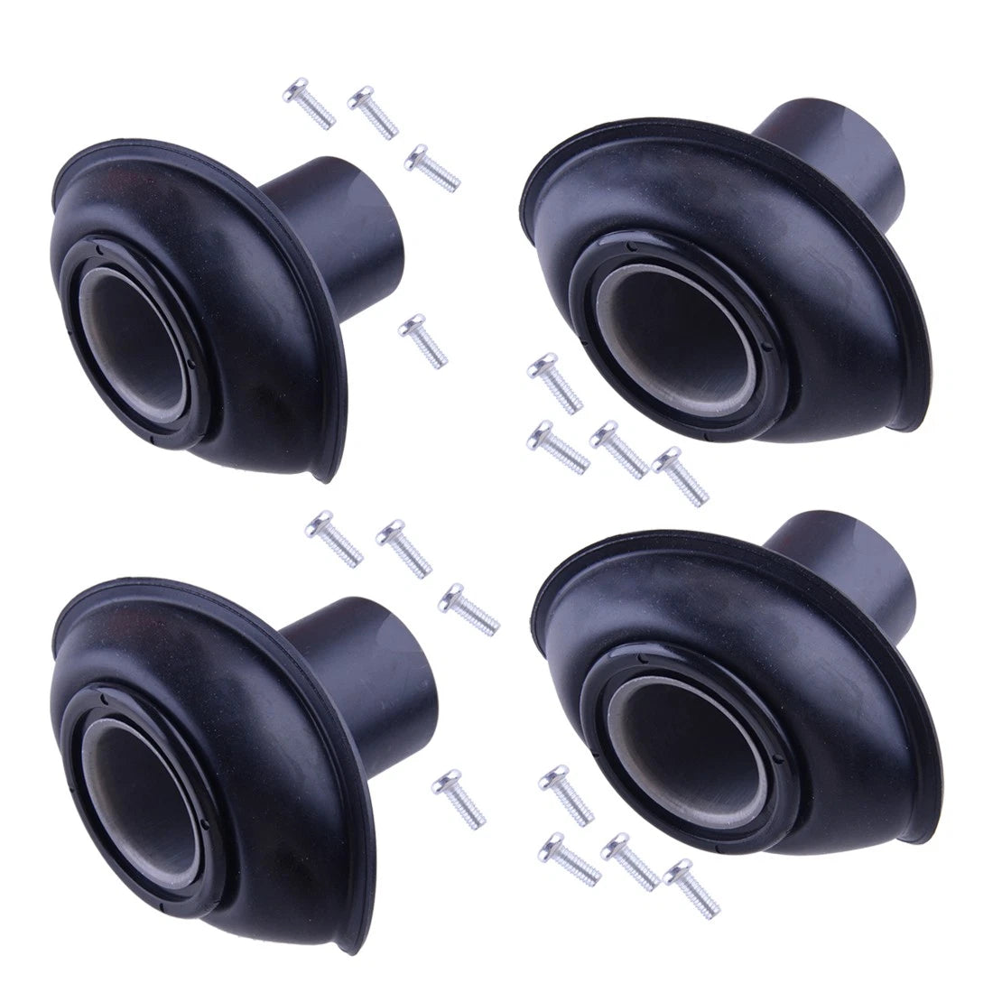 Set of 4 Carburetor Piston Diaphragms for Honda XL650V Transalp (2000-2006)