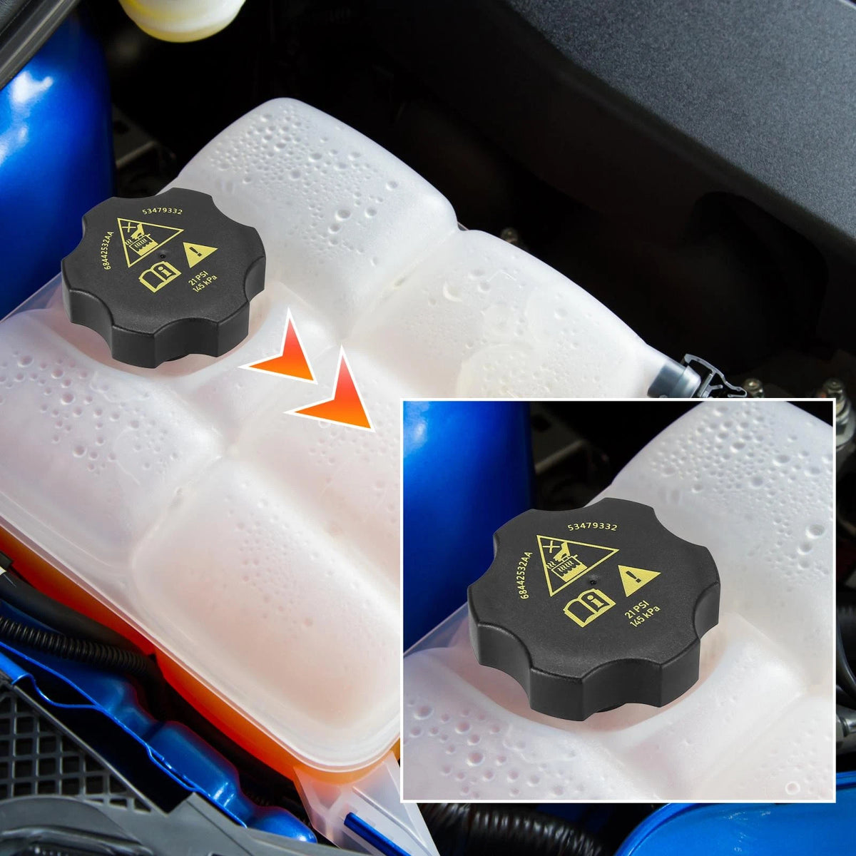 Radiator Coolant Recovery Cap for Chrysler, Dodge, Jeep, Ram (2014-2021)
