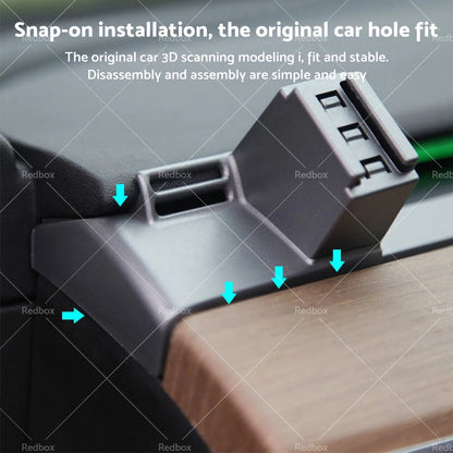 Phone Clip Holder Mount for Tesla Model 3 Y Interior Modification (2017-2023)