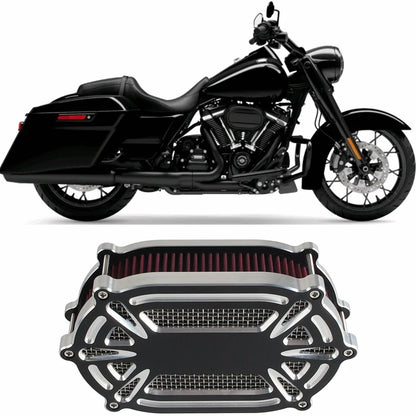 Inlet Air Intake Cleaner Replacement Filter for Harley Dyna Softail FLST (2006-2023)