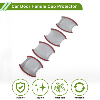 Gloss Black Door Handle Cup Protectors for Honda CR-V 2007-2011 (4 Pcs)