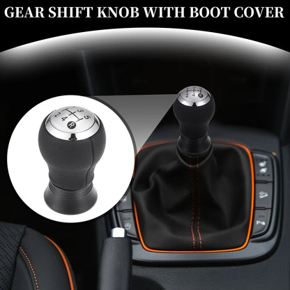 5 Speed Manual Gear Shift Knob for Toyota Yaris (2005-2010) Silver Tone