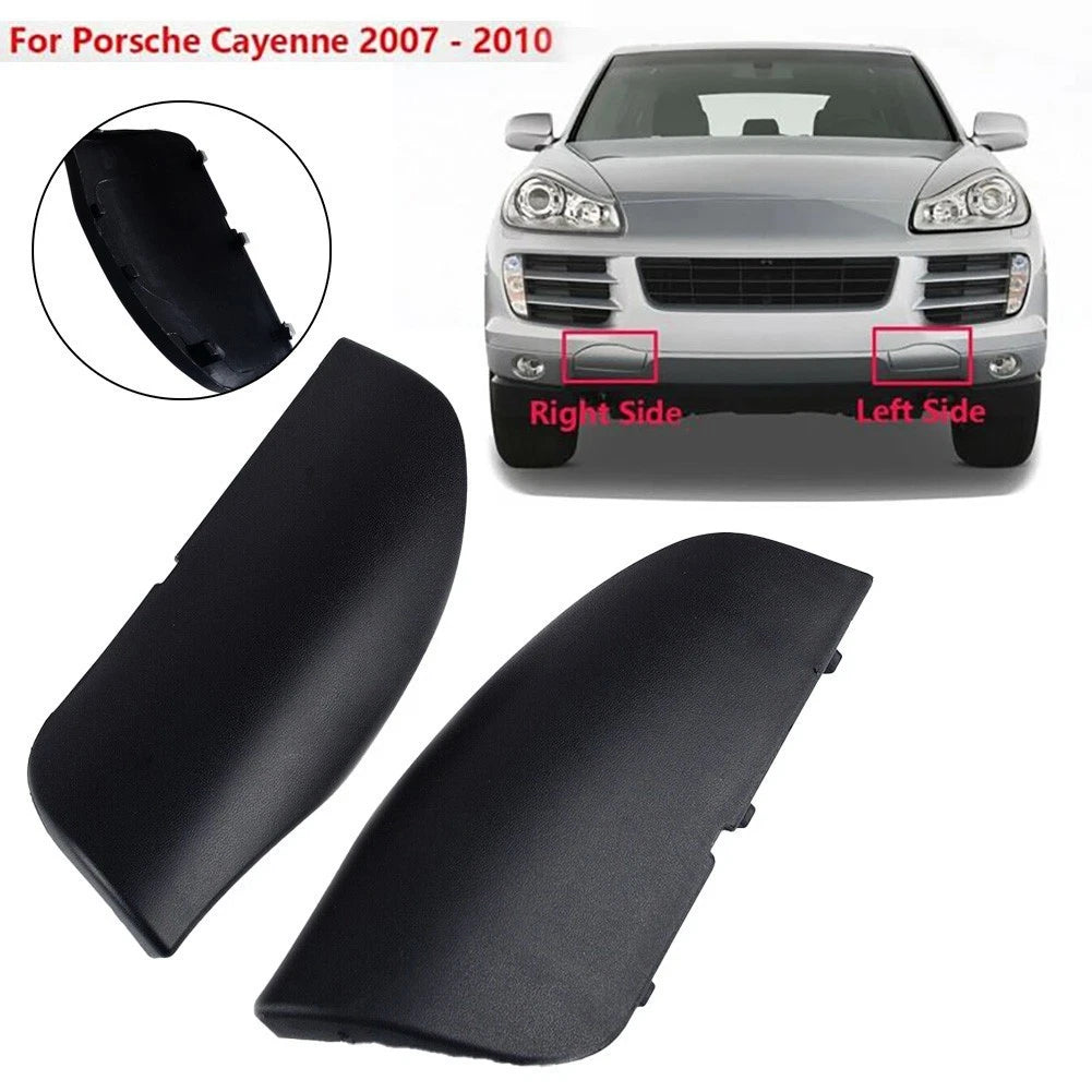 2 x Front Bumper L&R Tow Hook Cover for Porsche (08–10)