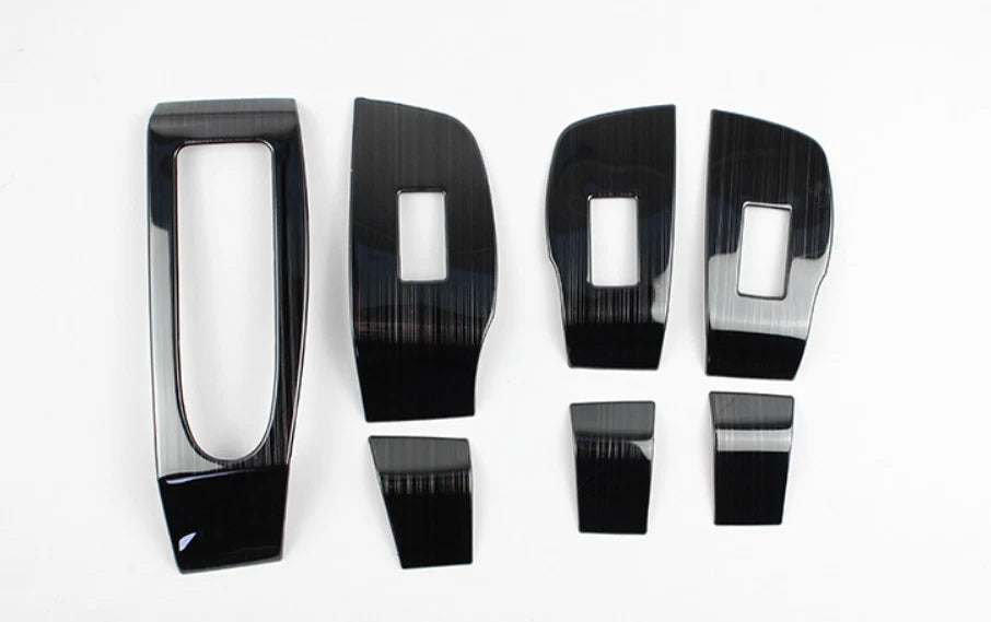 Black Titanium Window Lift Panel Cover Trim for Mazda CX-30 (2020-2023)