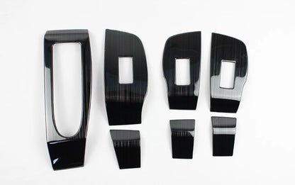 Black Titanium Window Lift Panel Cover Trim for Mazda CX-30 (2020-2023)