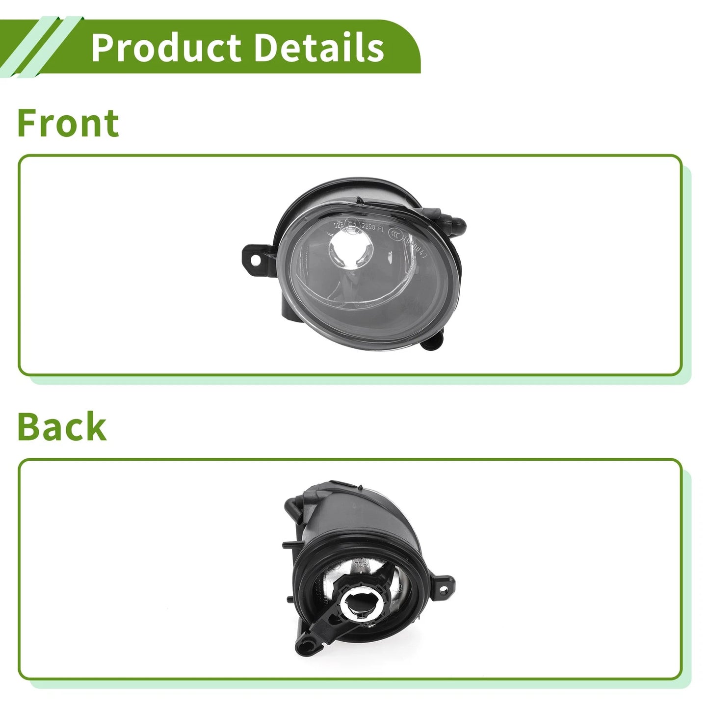 Right Fog Light Grill for Volvo S40 (2008-2011)