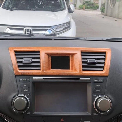 Wood Grain AC Air Outlet Vent Cover Trim for Toyota Highlander (2008–2013)
