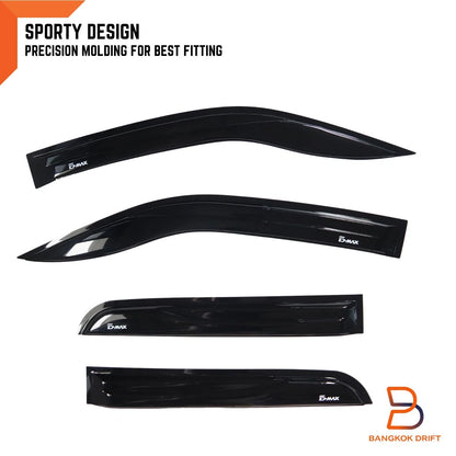 Weather Shield Window Visor Rain Guard for Isuzu D-Max Ute (2024-2025)