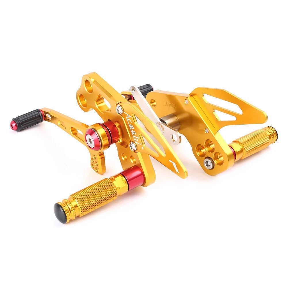 Adjustable Rearsets Foot Pegs for Kawasaki Z125 (2016-2018) Gold