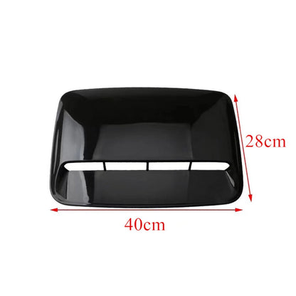 Glossy Universal Car Decorative Air Flow Intake Hood Scoop Vent Cover