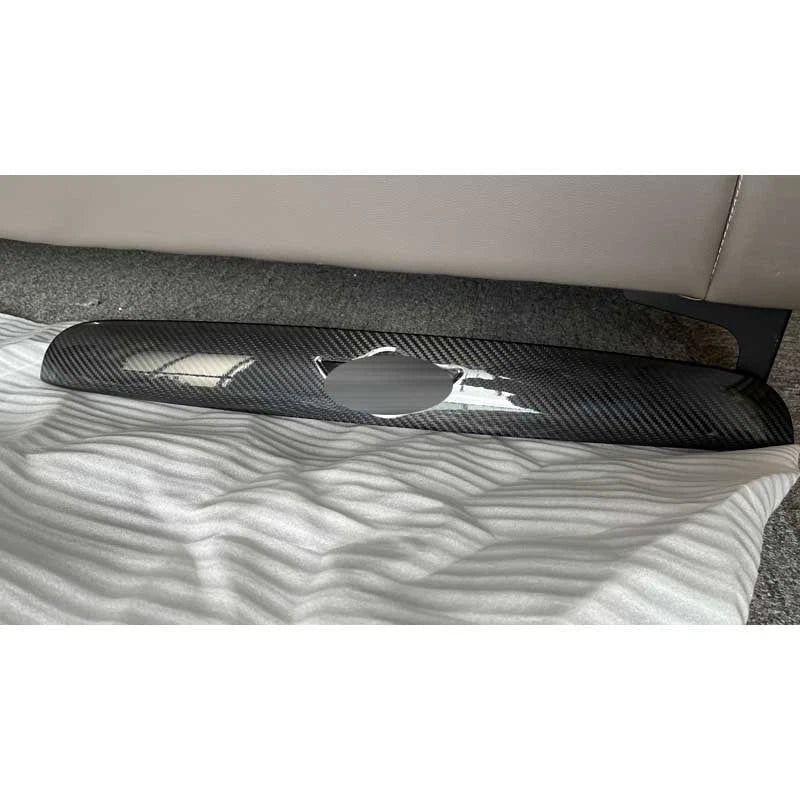 100% Carbon Fiber Rear Trunk Tailgate Handle Panel Trim for Mini F55/6/7 14-17