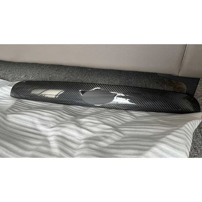 100% Carbon Fiber Rear Trunk Tailgate Handle Panel Trim for Mini F55/6/7 14-17