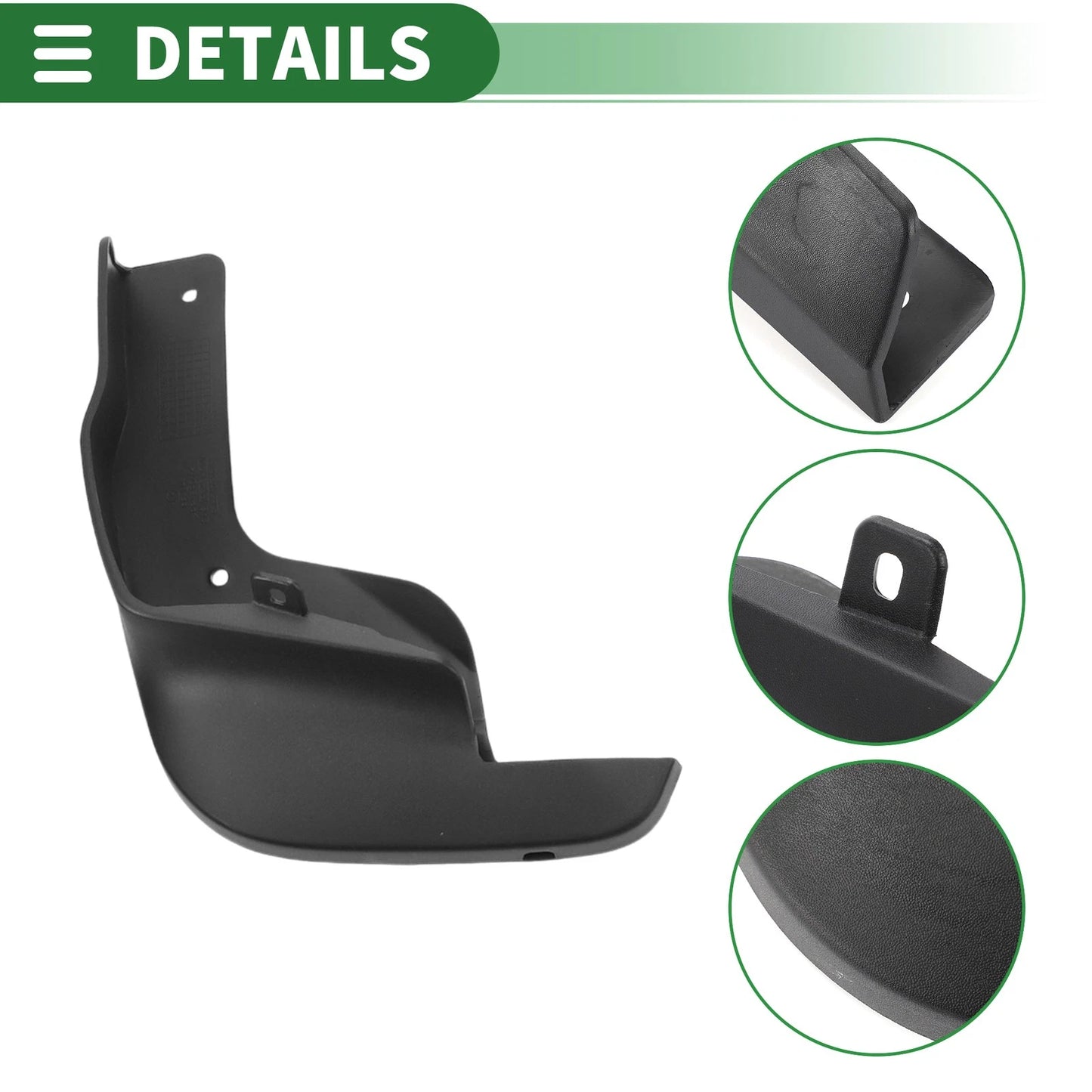 Mud Flaps Splash Guards 1 Set for Nissan Qashqai (2016-2023)