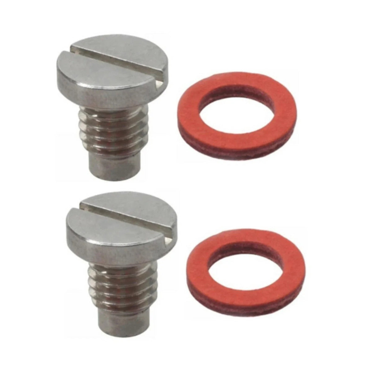 2Pc Drain Fill Plug Screw & Gasket Kit for Yamaha Outboards 2000-2023