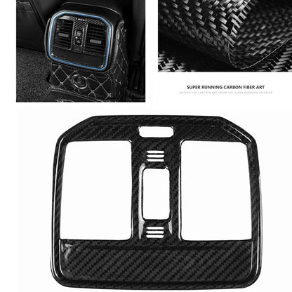 Carbon Fiber Inner Rear Row Air Vent Outlet Trim for Porsche Macan (2015-2020)