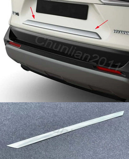 Chrome Tail Rear Boot Lid Bottom Molding Cover for Toyota RAV4 (2019-2023)