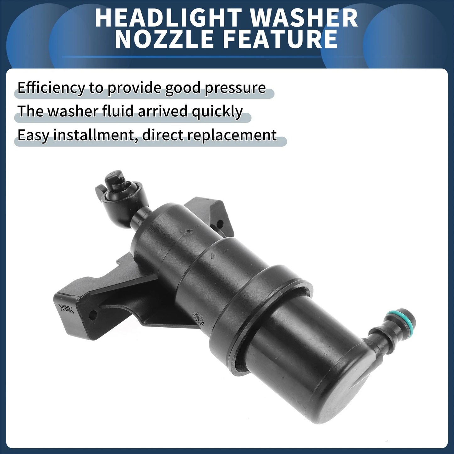 Driver Side Headlight Washer Nozzle for BMW 750i 760Li (2006-2015)