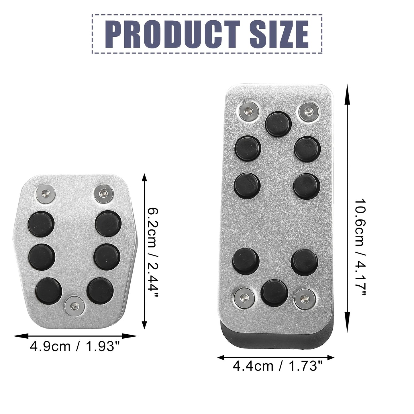 Accelerator & Brake Pedal Covers for Ford Focus (2014-2018) - 1 Set