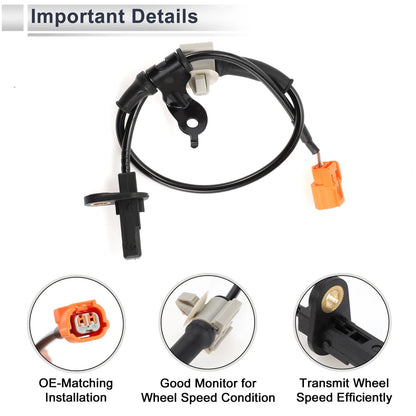 ABS Wheel Speed Sensor for Acura TL Sedan Rear Left
